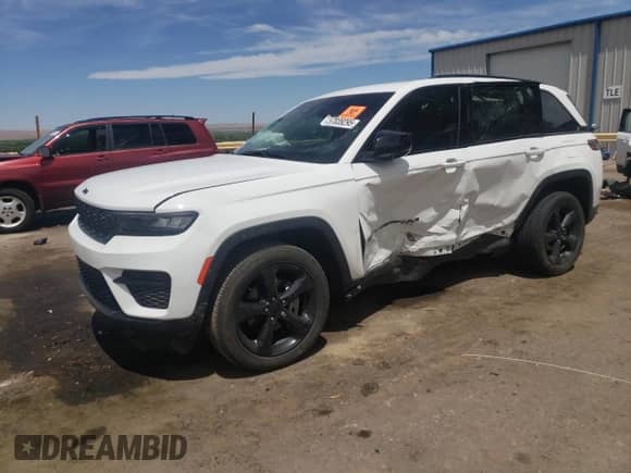 2023 Jeep Grand Cherokee Altitude with VIN 1C4RJHAG9PC659329, listed as a Copart auction lot 57839295 with Not provided miles and Salvage title. Bid and sale history available at DreamBid. Image 1.