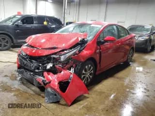 2021 Toyota Prius LE with VIN JTDKAMFP5M3194353, listed as a Copart auction lot 61972315 with 40,927 mi miles and Salvage title. Bid and sale history available at DreamBid. Image 1.
