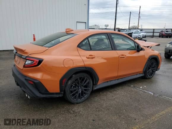 2022 Subaru WRX Premium with VIN JF1VBAH66N8027250, listed as a Copart auction lot 86513694 with 14,669 mi miles and Salvage title. Bid and sale history available at DreamBid. Image 3.
