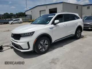 2021 Kia Sorento EX with VIN KNDRH4LG3M5048715, listed as a Copart auction lot 60037555 with 17,038 mi miles and Salvage title. Bid and sale history available at DreamBid. Image 1.