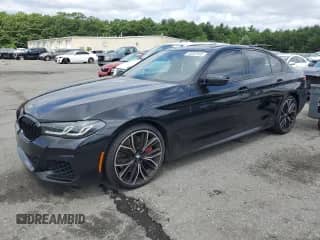 2022 BMW 5 Series 540i xDrive with VIN WBA73BJ09NCH75242, listed as a Copart auction lot 64087645 with 68,189 mi miles and Salvage title. Bid and sale history available at DreamBid. Image 1.