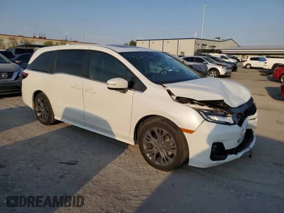 2025 Honda Odyssey Touring с VIN 5FNRL6H82SB004745, выставлен на аукционе Copart как лот 65039675 с пробегом 18 167 миль миль и Списание • Salvage title. История ставок и продаж доступна на DreamBid. Изображение 4.