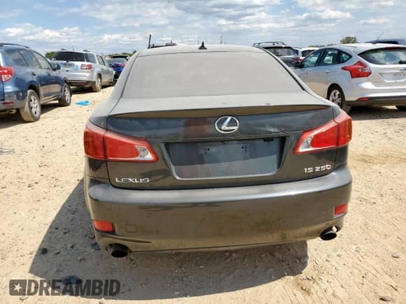 2009 Lexus IS 250 с VIN JTHBK262592093296, выставлен на аукционе Copart как лот 84055905 с пробегом Не указан миль и Списание • Salvage title. История ставок и продаж доступна на DreamBid. Изображение 6.