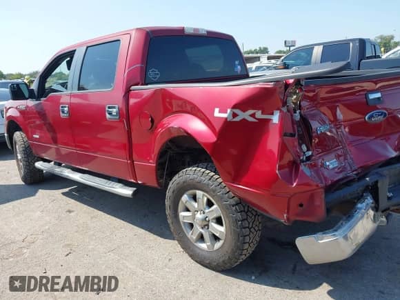 2013 Ford F-150 Lariat with VIN 1FTFW1ET5DKD59128, listed as a IAAI auction lot 43185916 with 135,162 mi miles and . Bid and sale history available at DreamBid. Image 3.