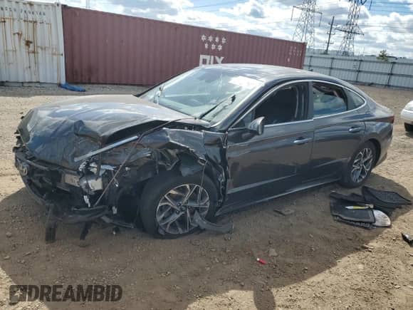 2021 Hyundai Sonata SEL с VIN 5NPEF4JA7MH125265, выставлен на аукционе Copart как лот 71731435 с пробегом Не указан миль и Списание • Salvage title. История ставок и продаж доступна на DreamBid. Изображение 1.