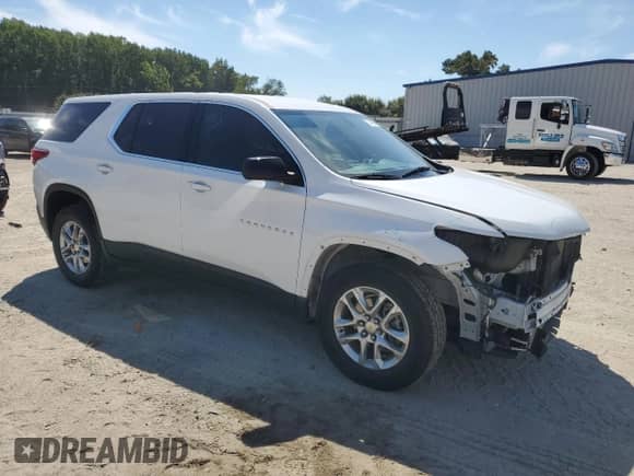 2021 Chevrolet Traverse LS с VIN 1GNEVFKW1MJ151495, выставлен на аукционе Copart как лот 71246055 с пробегом 33 205 миль миль и Списание • Salvage title. История ставок и продаж доступна на DreamBid. Изображение 4.