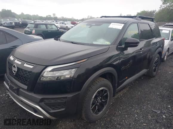 2024 Nissan Pathfinder Rock Creek with VIN 5N1DR3BD3RC298592, listed as a IAAI auction lot 42122869 with 27,019 mi miles and . Bid and sale history available at DreamBid. Image 17.