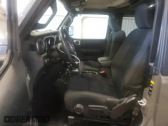 2021 Jeep Wrangler Sport S with VIN 1C4HJXAG7MW649964, listed as a Copart auction lot 59002685 with 106,065 mi miles and Salvage title. Bid and sale history available at DreamBid. Image 7.