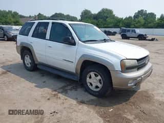 2002 Chevrolet TrailBlazer LT с VIN 1GNDT13S522196964, выставлен на аукционе IAAI как лот 42838427 с пробегом 134 253 миль миль и . История ставок и продаж доступна на DreamBid. Изображение 1.