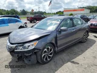 2017 Honda Accord EX-L with VIN 1HGCR2F98HA273098, listed as a Copart auction lot 61055395 with 172,567 mi miles and Salvage title. Bid and sale history available at DreamBid. Image 1.