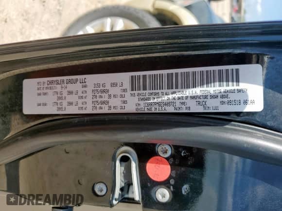 2014 Ram 1500 Longhorn z VIN 1C6RR7PM6ES409721, wystawiony jako Copart lot #65349785 z przebiegiem 252 399 mil mil oraz Szkoda całkowita • Salvage title. Historia ofert i sprzedaży dostępna na DreamBid. Obrazek 12.