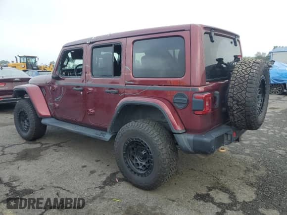 2021 Jeep Wrangler Unlimited Rubicon 392 с VIN 1C4JJXSJXMW710977, выставлен на аукционе Copart как лот 68003165 с пробегом 45 032 миль миль и Списание • Salvage title. История ставок и продаж доступна на DreamBid. Изображение 2.