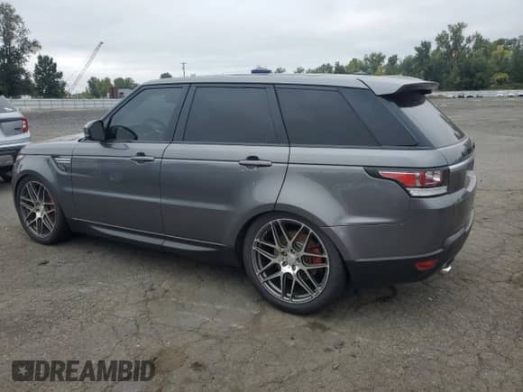 2015 Land Rover Range Rover Sport Supercharged with VIN SALWR2TF9FA608896, listed as a Copart auction lot 80390505 with 145,400 mi miles and Clean title. Bid and sale history available at DreamBid. Image 2.