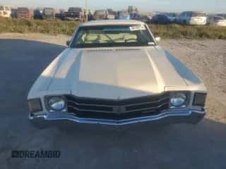 1972 Chevrolet Chevelle z VIN 1D37F2R554908, wystawiony jako Copart lot #84180274 z przebiegiem 8 348 mil mil oraz Nie do naprawy • Non repairable. Historia ofert i sprzedaży dostępna na DreamBid. Obrazek 5.