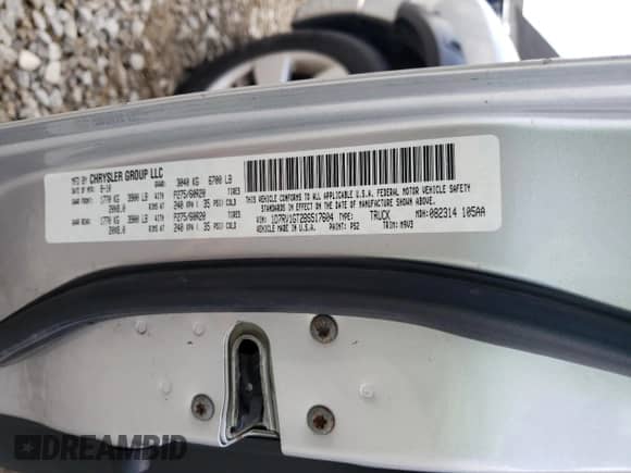 2011 Ram 1500 Big Horn with VIN 1D7RV1GT2BS517604, listed as a Copart auction lot 54107485 with 159,717 mi miles and Clean title. Bid and sale history available at DreamBid. Image 12.