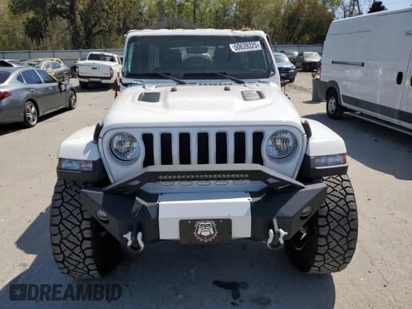 2022 Jeep Wrangler Unlimited Sahara z VIN 1C4HJXEG3NW149408, wystawiony jako Copart lot #50639325 z przebiegiem 26 538 mil mil oraz Szkoda całkowita • Salvage title. Historia ofert i sprzedaży dostępna na DreamBid. Obrazek 5.