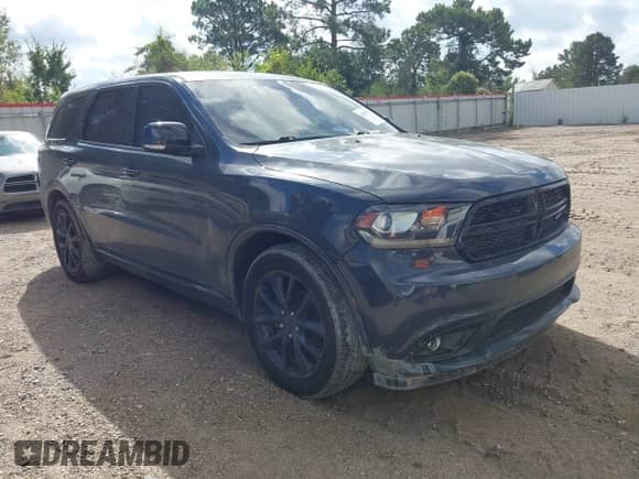 2018 Dodge Durango GT with VIN 1C4RDHDG8JC282132, listed as a IAAI auction lot 43277374 with Not provided miles and . Bid and sale history available at DreamBid. Image 1.