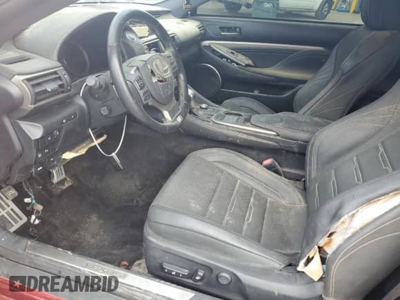 2016 Lexus RC 350 F Sport with VIN JTHSE5BC5G5005933, listed as a Copart auction lot 58581855 with 107,209 mi miles and Clean title. Bid and sale history available at DreamBid. Image 7.