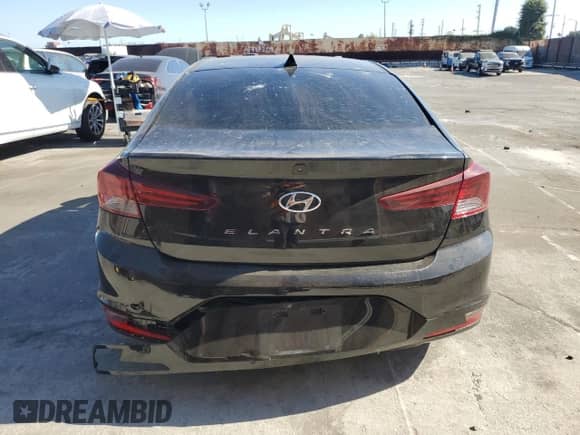 2020 Hyundai Elantra SEL with VIN 5NPD84LFXLH533370, listed as a Copart auction lot 71910305 with 162,085 mi miles and Salvage title. Bid and sale history available at DreamBid. Image 6.