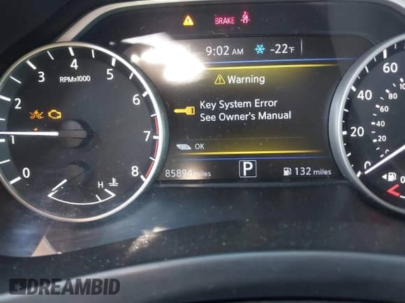 2021 Nissan Murano SV with VIN 5N1AZ2BJ6MC126469, listed as a IAAI auction lot 43009179 with 85,894 mi miles and . Bid and sale history available at DreamBid. Image 7.