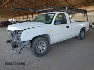 2007 Chevrolet Silverado 1500 Work Truck with VIN 1GCEC14V87E134549, listed as a Copart auction lot 76631614 with 183,114 mi miles and Salvage title. Bid and sale history available at DreamBid. Image 1.