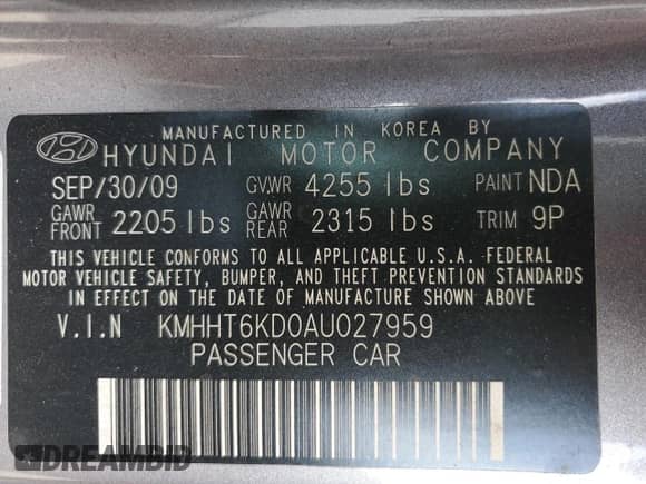 2010 Hyundai Genesis Coupe с VIN KMHHT6KD0AU027959, выставлен на аукционе Copart как лот 78608434 с пробегом 141 177 миль миль и Списание • Salvage title. История ставок и продаж доступна на DreamBid. Изображение 13.