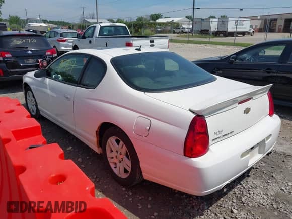 2006 Chevrolet Monte Carlo LTZ with VIN 2G1WN151069360217, listed as a IAAI auction lot 42607093 with 219,645 mi miles and . Bid and sale history available at DreamBid. Image 3.