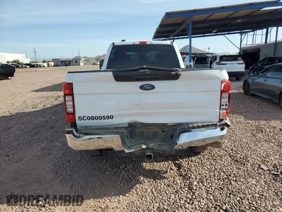 2022 Ford F-250 XL with VIN 1FT7W2AT2NED56820, listed as a Copart auction lot 65789735 with 67,068 mi miles and Salvage title. Bid and sale history available at DreamBid. Image 6.