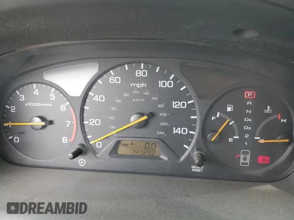 1998 Honda Accord EX with VIN 1HGCG165XWA032203, listed as a Copart auction lot 60236725 with 141,292 mi miles and Salvage title. Bid and sale history available at DreamBid. Image 9.