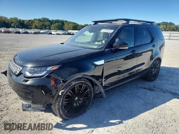 2018 Land Rover Discovery HSE with VIN SALRR2RVXJA052523, listed as a Copart auction lot 82339565 with 83,834 mi miles and Salvage title. Bid and sale history available at DreamBid. Image 1.