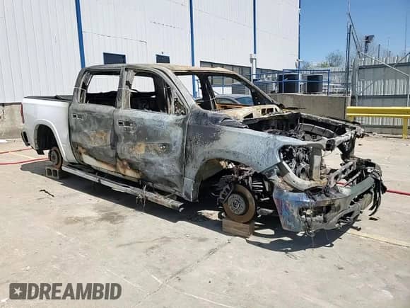 2019 Ram 1500 Longhorn with VIN 1C6SRFKT9KN699733, listed as a Copart auction lot 52183725 with Not provided miles and Non repairable. Bid and sale history available at DreamBid. Image 12.