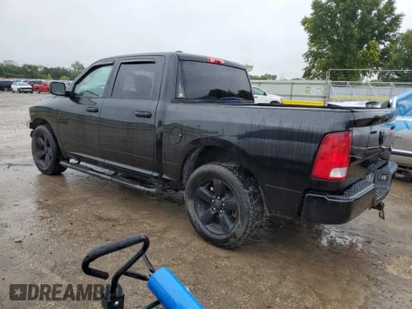 2016 Ram 1500 Express with VIN 1C6RR6KGXGS338599, listed as a Copart auction lot 70307465 with 114,906 mi miles and Salvage title. Bid and sale history available at DreamBid. Image 2.