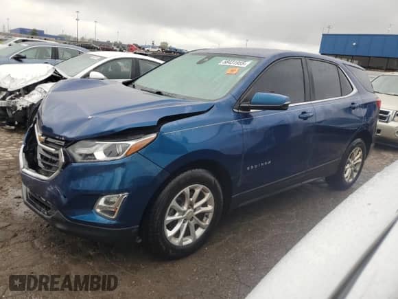 2019 Chevrolet Equinox LT with VIN 3GNAXJEV7KL373026, listed as a Copart auction lot 58431955 with 113,900 mi miles and Clean title. Bid and sale history available at DreamBid. Image 1.