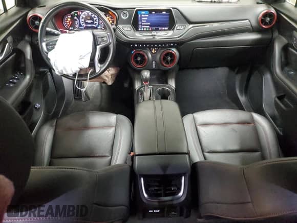 2022 Chevrolet Blazer RS с VIN 3GNKBKRS4NS183901, выставлен на аукционе Copart как лот 80121995 с пробегом 69 693 миль миль и Списание • Salvage title. История ставок и продаж доступна на DreamBid. Изображение 8.