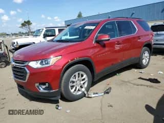 2021 Chevrolet Traverse LT с VIN 1GNEVHKW4MJ207926, выставлен на аукционе Copart как лот 80835475 с пробегом 42 393 миль миль и Списание • Salvage title. История ставок и продаж доступна на DreamBid. Изображение 1.