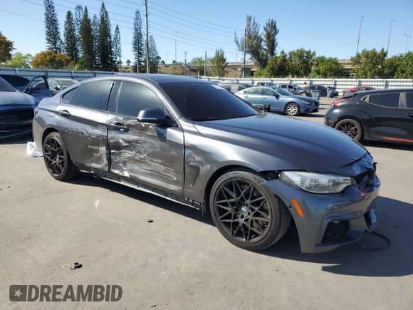 2015 BMW 4 Series 435i xDrive with VIN WBA4B3C55FD670422, listed as a Copart auction lot 45791165 with 95,786 mi miles and Non repairable. Bid and sale history available at DreamBid. Image 4.