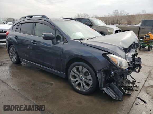 2015 Subaru Impreza Special Sports Premium z VIN JF1GPAT62FG282499, wystawiony jako Copart lot #48061775 z przebiegiem Nie podano mil oraz Szkoda całkowita • Salvage title. Historia ofert i sprzedaży dostępna na DreamBid. Obrazek 4.