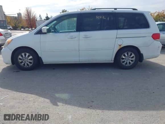 2008 Honda Odyssey EX z VIN 5FNRL38468B024033, wystawiony jako IAAI lot #43543022 z przebiegiem Nie podano mil oraz . Historia ofert i sprzedaży dostępna na DreamBid. Obrazek 12.