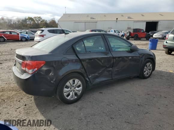 2014 Chevrolet Cruze LS with VIN 1G1PB5SH5E7277291, listed as a Copart auction lot 89549265 with 169,517 mi miles and Salvage title. Bid and sale history available at DreamBid. Image 3.