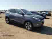 2014 Hyundai Tucson Limited with VIN KM8JUCAG2EU858748, listed as a Copart auction lot 68951745 with 45,215 mi miles and Salvage title. Bid and sale history available at DreamBid. Image 4.