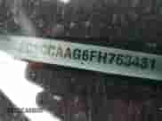 2015 Chrysler 300 Limited с VIN 2C3CCAAG6FH763431, выставлен на аукционе Copart как лот 82339905 с пробегом 172 273 миль миль и Списание • Salvage title. История ставок и продаж доступна на DreamBid. Изображение 12.