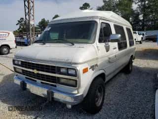 1995 Chevrolet Chevy Van with VIN 1GBEG25K7SF129087, listed as a Copart auction lot 84625695 with 170,547 mi miles and Clean title. Bid and sale history available at DreamBid. Image 1.