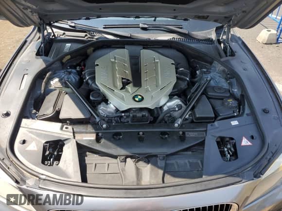 2010 BMW 7 Series 750Li xDrive with VIN WBAKC8C5XAC430699, listed as a Copart auction lot 59539825 with Not provided miles and Salvage title. Bid and sale history available at DreamBid. Image 11.