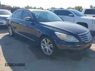 2011 Hyundai Genesis with VIN KMHGC4DF1BU138679, listed as a IAAI auction lot 43413278 with 151,672 mi miles and . Bid and sale history available at DreamBid. Image 1.