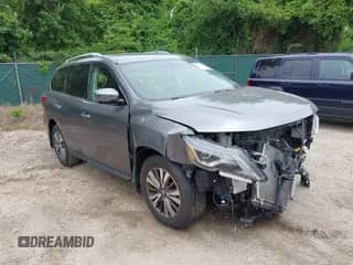 2017 Nissan Pathfinder SL with VIN 5N1DR2MM3HC674181, listed as a IAAI auction lot 42346929 with 105,635 mi miles and . Bid and sale history available at DreamBid. Image 1.