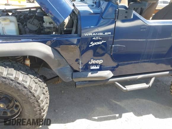 1997 Jeep Wrangler Sport с VIN 1J4FY19S5VP440172, выставлен на аукционе IAAI как лот 43128964 с пробегом 64 277 миль миль и . История ставок и продаж доступна на DreamBid. Изображение 6.