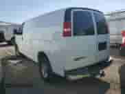 2020 Chevrolet Express Cargo with VIN 1GCWGAFG0L1181244, listed as a Copart auction lot 44320155 with 110,293 mi miles and Salvage title. Bid and sale history available at DreamBid. Image 2.
