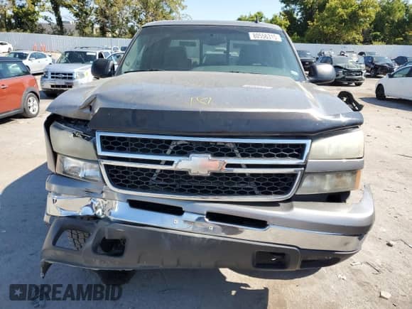 2007 Chevrolet Silverado 1500HD LS with VIN 1GCGK13U57F199552, listed as a Copart auction lot 80556315 with 185,041 mi miles and Clean title. Bid and sale history available at DreamBid. Image 5.