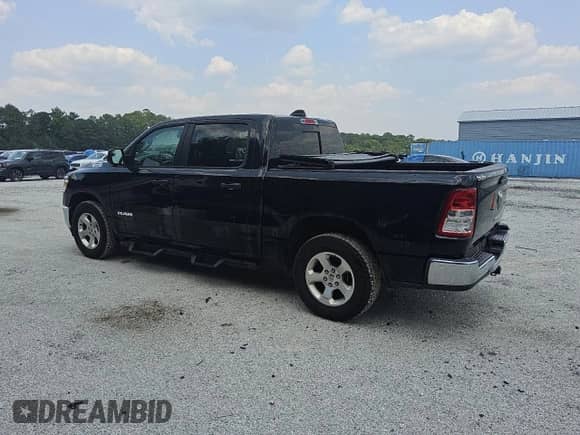 2019 Ram 1500 Tradesman with VIN 1C6RREGT7KN604510, listed as a Copart auction lot 58861535 with 196,152 mi miles and Clean title. Bid and sale history available at DreamBid. Image 2.