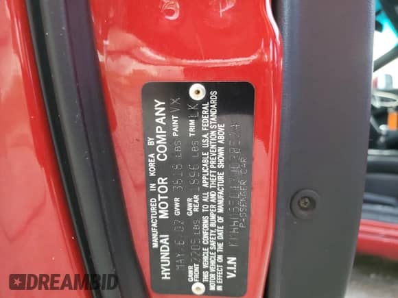 2003 Hyundai Tiburon с VIN KMHHM65D43U038524, выставлен на аукционе Copart как лот 80569804 с пробегом 175 248 миль миль и Списание • Salvage title. История ставок и продаж доступна на DreamBid. Изображение 12.